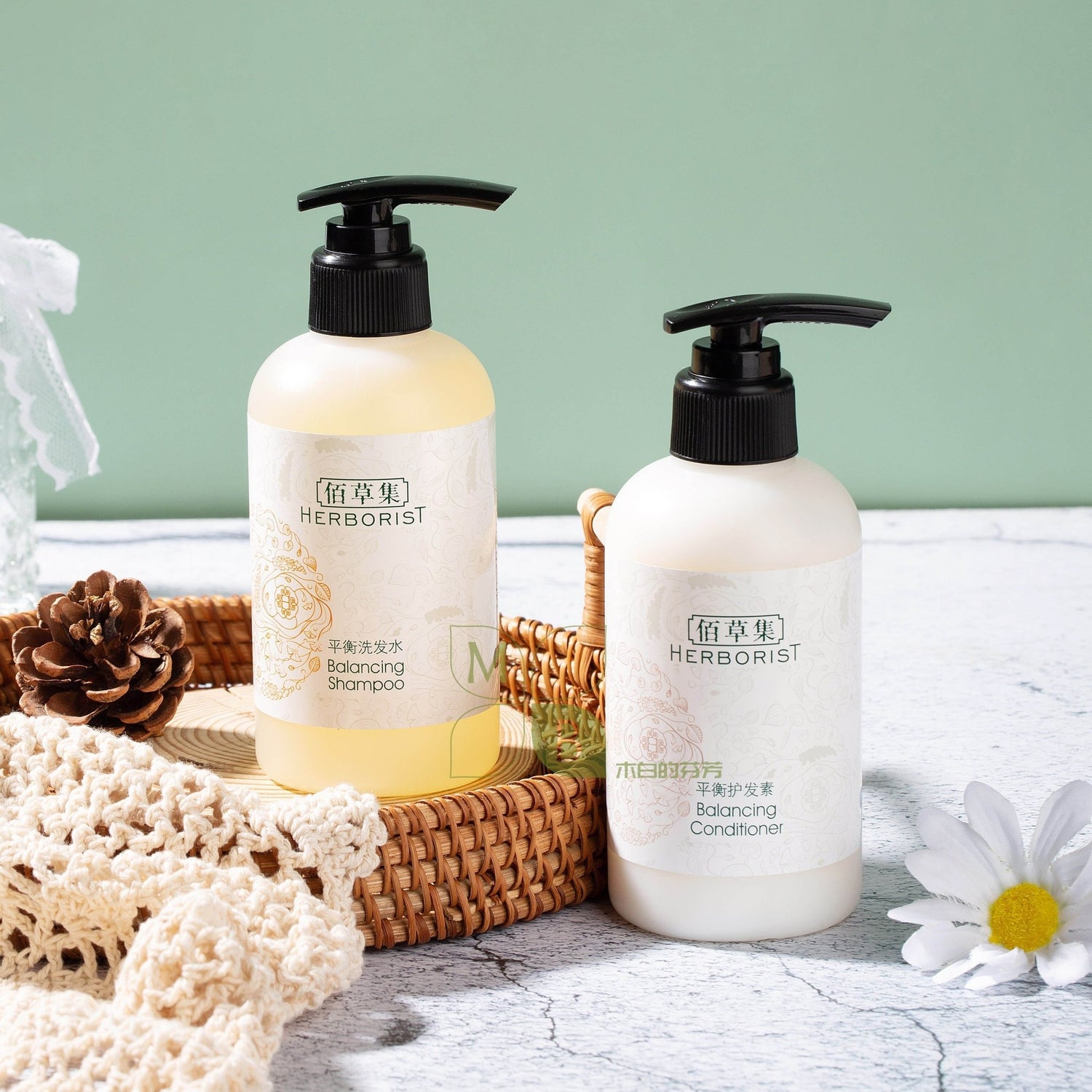 HERBORIST Shampoo &amp; Shower Gel &amp; Conditioner &amp; Body Lotion 240ML