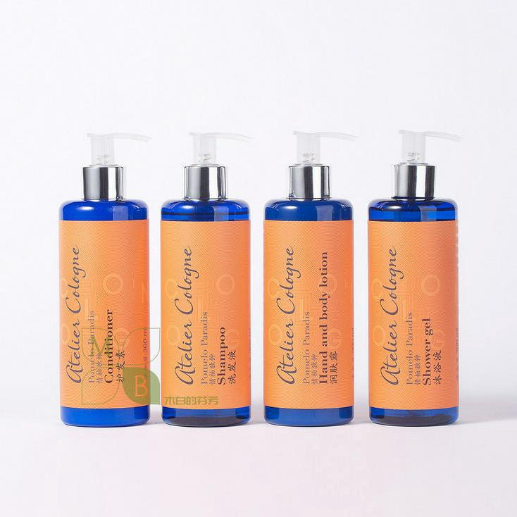 Four Seasons Hotel Shampoo &amp; Conditioner &amp; Shower Gel &amp; Body Lotion 300ML Atelier Cologne