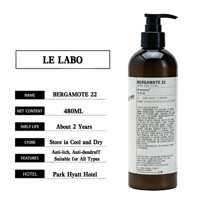 LE LABO SANTAL 22 body lotion, hotel-shampoo-conditioner