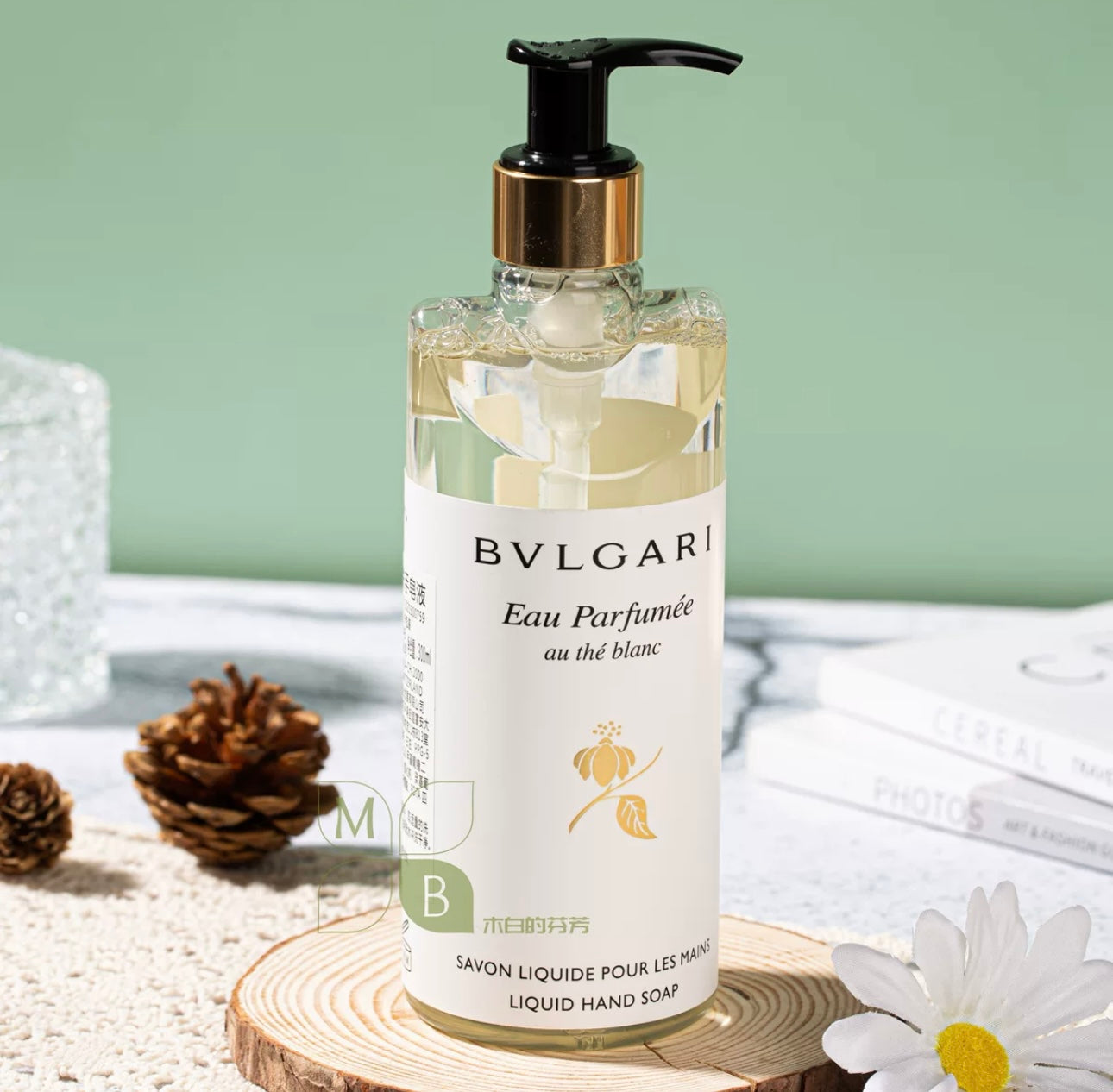 Bvlgari Hotel Shampoo &amp; Shower Gel &amp; Conditioner &amp; Body Lotion &amp; Hand Wash White Tea Scents 300ML Bvlgari