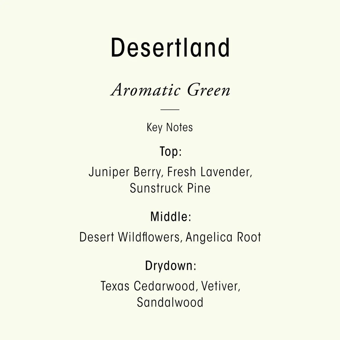 Desertland Scented Candle