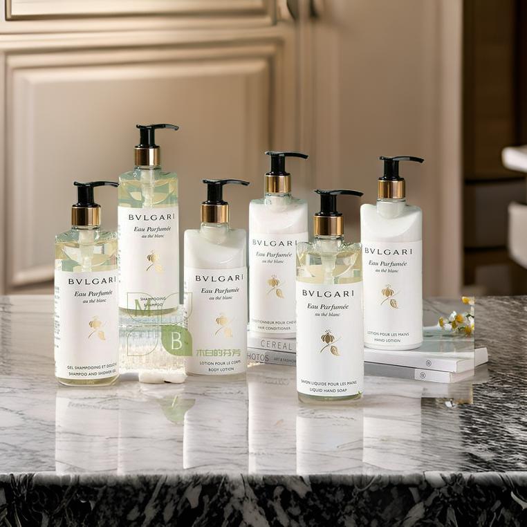 Bvlgari Shampoo Shower Gell Conditioner For Shangri La Hotel LUCKY GARDENING