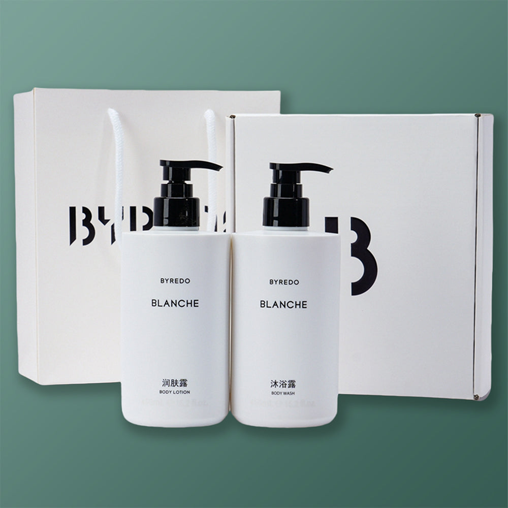 BYREDO BLANCHE Шампунь, гель для душа, кондиционер и лосьон для тела 450 мл 