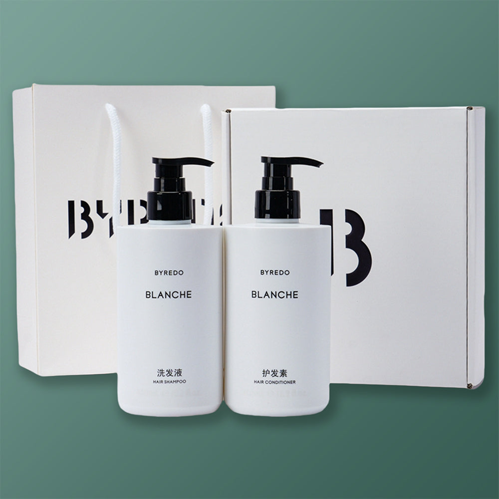 BYREDO BLANCHE Shampoo &amp; Gel de Banho &amp; Condicionador &amp;Loção Corporal 450Ml 