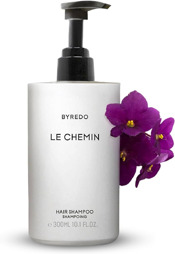 Byredo body lotion, hotel-shampoo-conditioner, LE CHEMIN