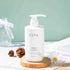 ESPA body lotion, hotel-shampoo-conditioner