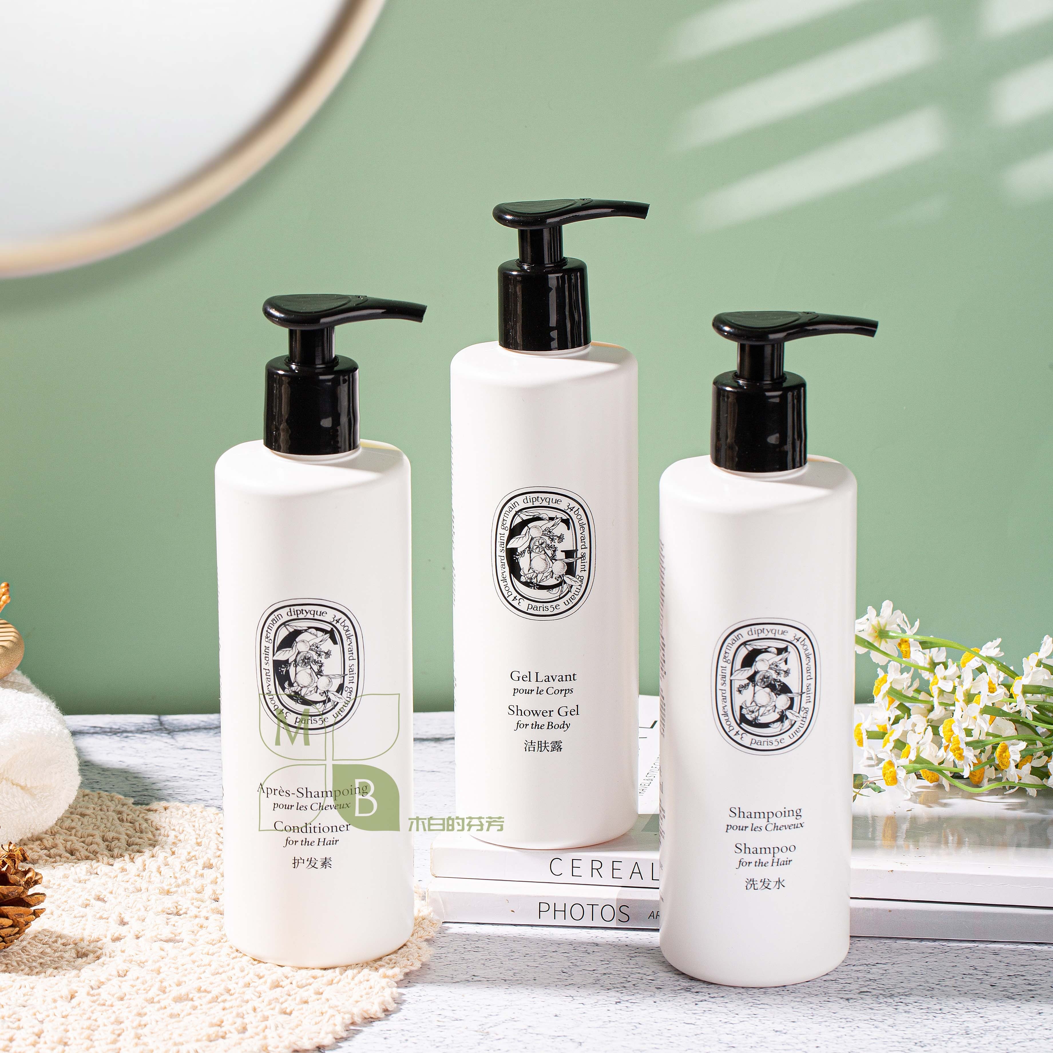 Ritz-Carlton Shampoo &amp; Conditioner &amp; Shower Gel &amp; Body Lotion 300ml Diptyque L’ART DU SOIN