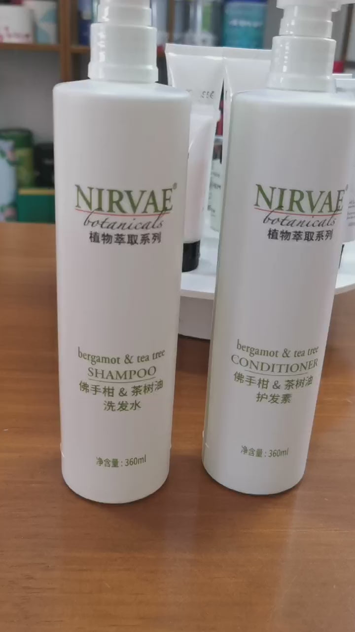 NIRVAE Botanicals Shampoo &amp; Conditioner 360ML（12.2 oz）