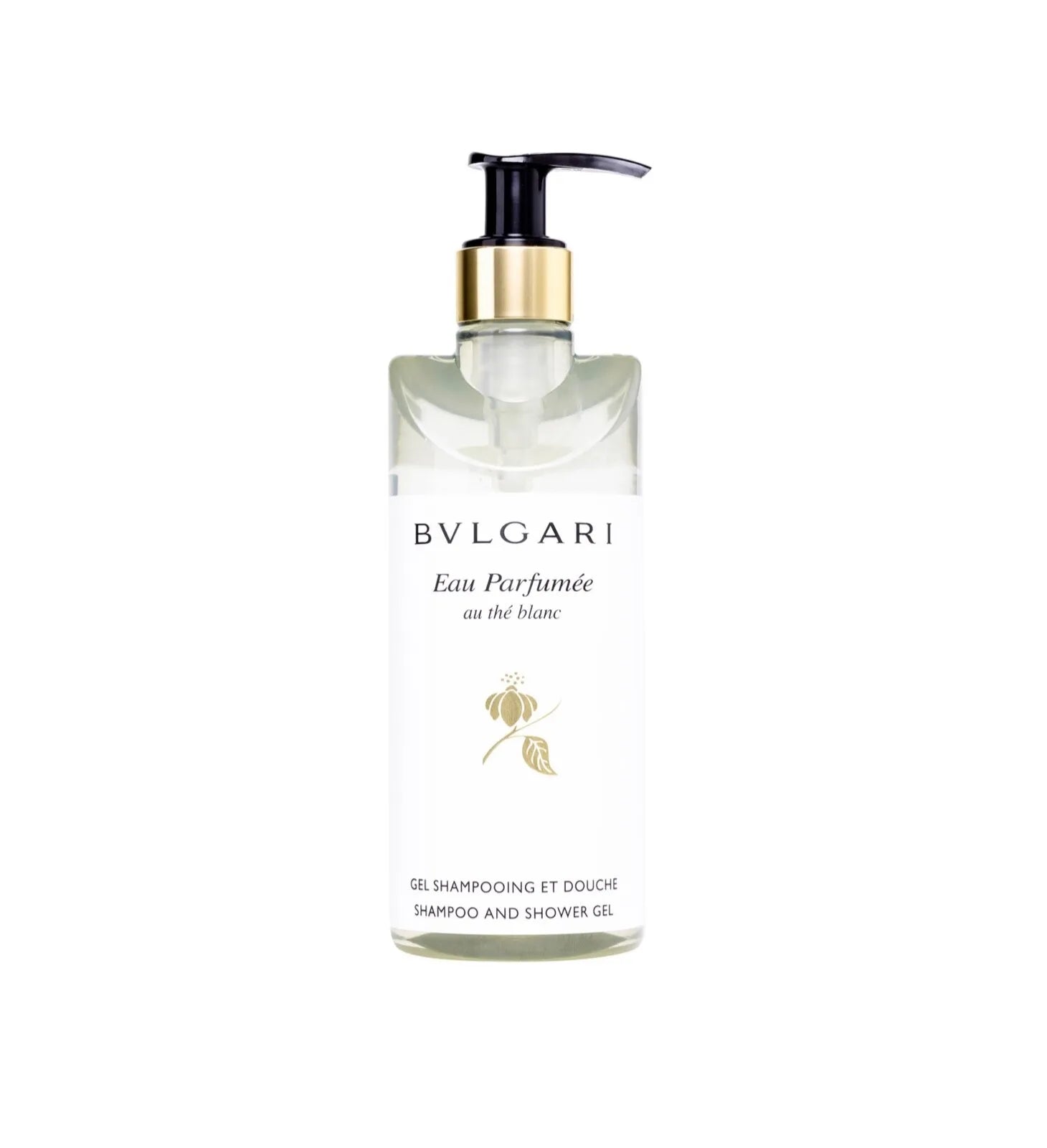 Bvlgari body lotion, hotel-shampoo-conditioner